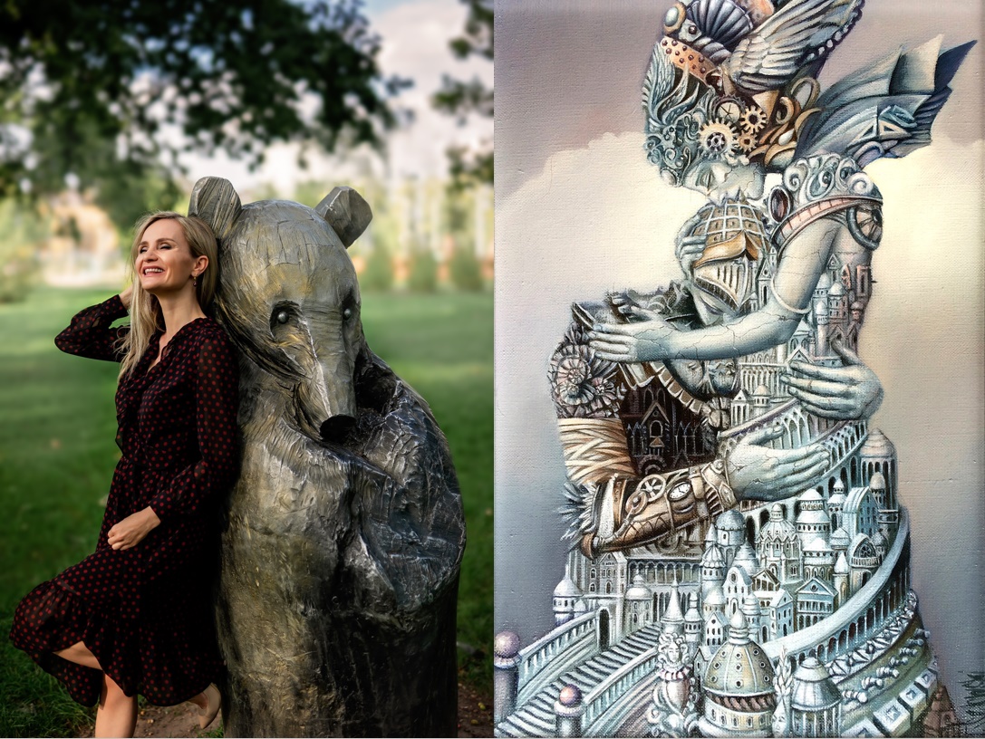 Dwa światy z różnych surrealistycznych bajek w Koneserze // Two worlds from different surreal fairy tales in Koneser