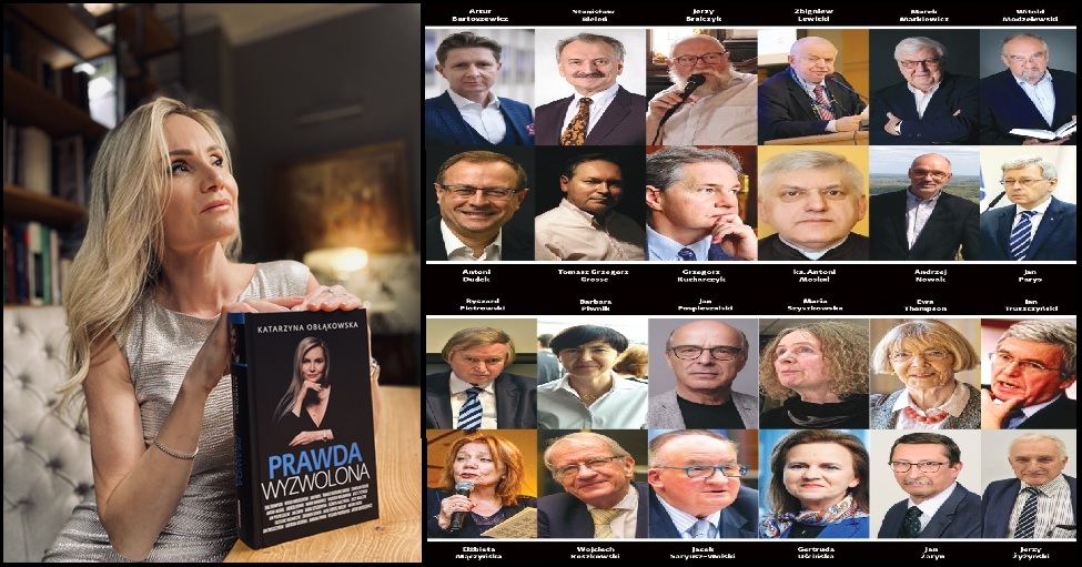 dr Katarzyna Obłąkowska i rozmówcy "Prawdy wyzwolonej"